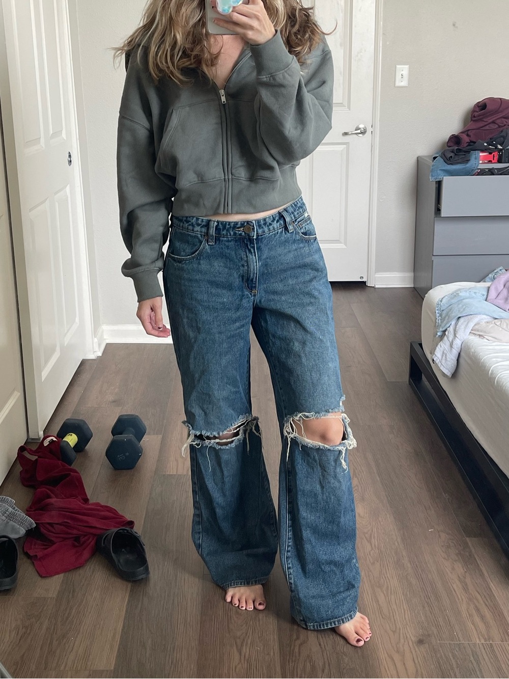 Abrand 99 baggy Ripped Jeans